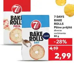 Kaufland 7 DAYS BAKE ROLLS Pâine prăjită Ofertă