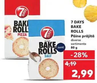 Kaufland 7 DAYS BAKE ROLLS Pâine prăjită Ofertă