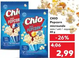 Kaufland CHIO Popcorn microunde sare/unt / caşcaval Ofertă