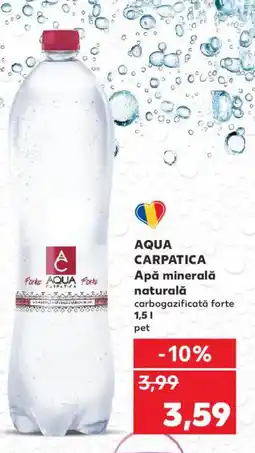 Kaufland AQUA CARPATICA Apă minerală naturală Ofertă