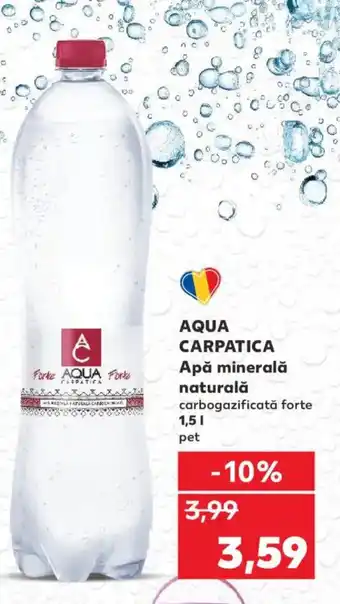 Kaufland AQUA CARPATICA Apă minerală naturală Ofertă