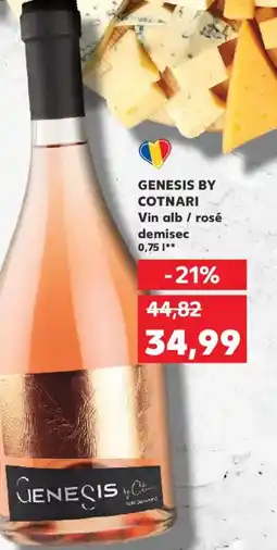 Kaufland GENESIS BY COTNARI Vin alb / rosé demisec Ofertă