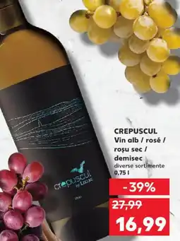 Kaufland CREPUSCUL Vin alb / rosé / roșu sec / demisec Ofertă