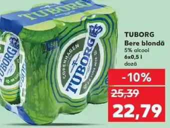 Kaufland TUBORG Bere blondă Ofertă