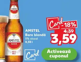 Kaufland AMSTEL Bere blondă Ofertă