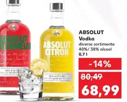 Kaufland ABSOLUT Vodka Ofertă