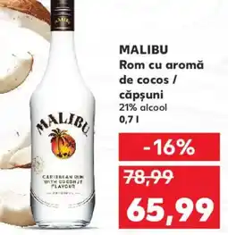 Kaufland MALIBU Rom cu aromă de cocos / căpşuni21% alcool Ofertă