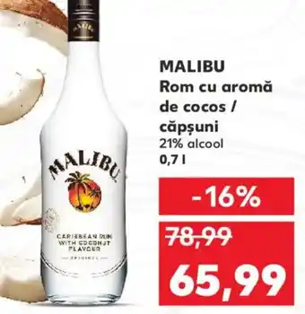 Kaufland MALIBU Rom cu aromă de cocos / căpşuni21% alcool Ofertă