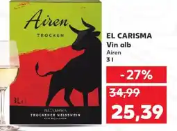 Kaufland EL CARISMA Vin alb Ofertă