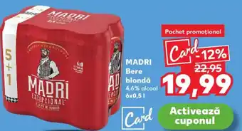 Kaufland MADRI Bere blondă Ofertă