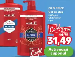 Kaufland OLD SPICE Gel de duş captain / whitewater Ofertă