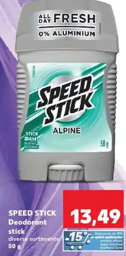 Kaufland SPEED STICK Deodorant stick Ofertă