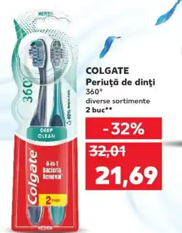 Kaufland COLGATE Periuţă de dinţi 360° Ofertă