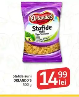 Supeco ORLANDO'S Stafide aurii Ofertă