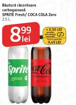Supeco SPRITE Fresh/COCA COLA Zero Băutură răcoritoare carbogazoasă Ofertă