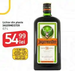 Supeco JAGERMEISTER Lichior din plante Ofertă