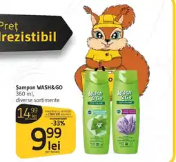 Supeco WASH&GO Şampon Ofertă