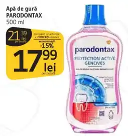 Supeco PARODONTAX Apǎ de gură Ofertă