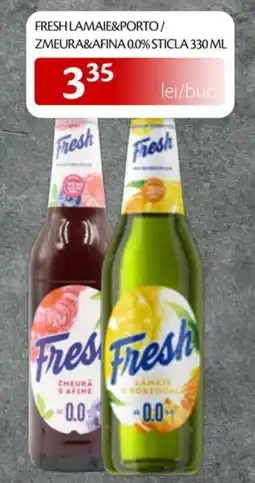 Unicarm Fresh lamaie&porto/ zmeura&afina 0.0% sticla Ofertă