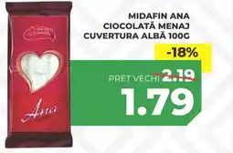 Simos Midafin ana ciocolată menaj cuvertura albă Ofertă