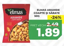 Simos Elmas arahide coapte şi sărate Ofertă