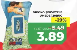 Simos Dikoko șervețele umede Ofertă