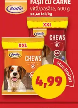 Penny Bodie XXL Fâşii cu carne Ofertă