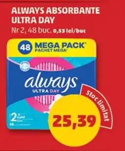 Penny Always absorbante ultra day Ofertă