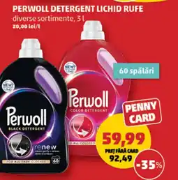 Penny Perwoll detergent lichid rufe Ofertă