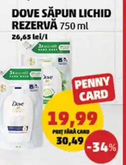 Penny Dove Săpun lichid rezervă Ofertă