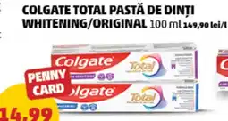 Penny COLGATE Total pastă de dinți whitening/original Ofertă