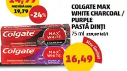 Penny COLGATE Max white charcoal/ purple pastă dinți Ofertă