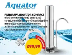 Penny Filtru apa Aquator compact Ofertă