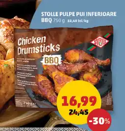 Penny Stolle pulpe pui inferioare BBQ Ofertă