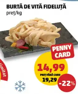 Penny Burtă de vită fideluță Ofertă