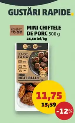 Penny Penny To Go Mini chiftele de porc Ofertă