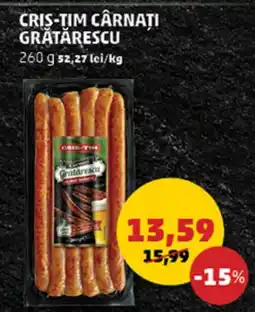 Penny Cris-Tim Cârnați gratărescu Ofertă