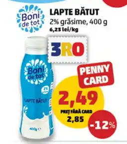 Penny Boni de tot Lapte bătut Ofertă