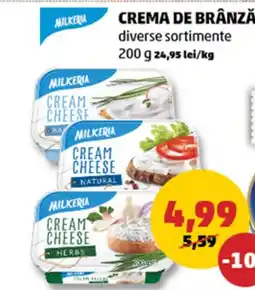 Penny MILKERIA Crema de brânză Ofertă