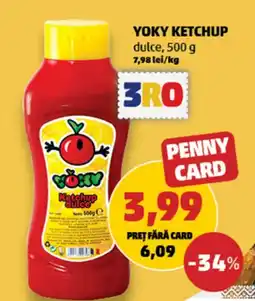 Penny Yoky ketchup Ofertă