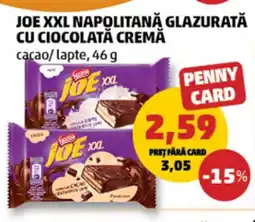 Penny Joe XXL napolitană glazurată cu ciocolată cremă Ofertă