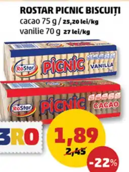 Penny Rostar picnic biscuiți Ofertă