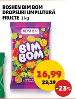 Penny Roshen Bim Bom dropsuri umplutură fructe Ofertă