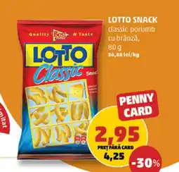 Penny Lotto snack Ofertă