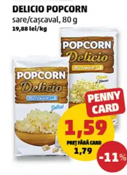 Penny Delicio popcorn Ofertă