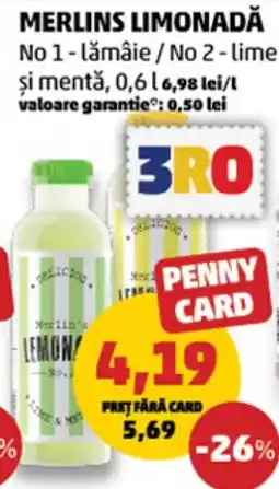 Penny Merlins limonadă Ofertă