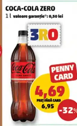 Penny COCA-COLA Zero Ofertă