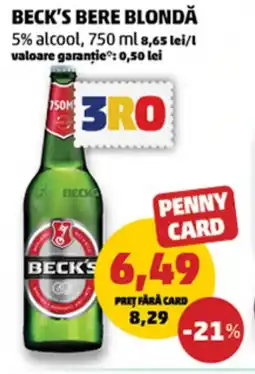 Penny Beck's bere blondă Ofertă
