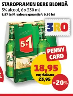 Penny Staropramen bere blondă Ofertă