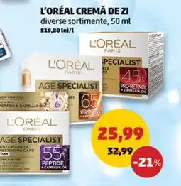 Penny L'ORÉAL Cremă de zi Ofertă